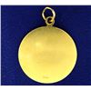 Image 2 : Saint Barbara Pendant in 18k Gold