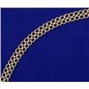 Image 2 : Designer 18 Inch Double Circle Link Neck Chain in 18k Gold