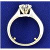 Image 3 : Over 1ct Diamond Engagement Ring in Platinum