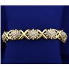 Over 7 ct TW Diamond Bracelet in 14k Gold