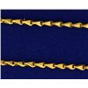 Image 2 : Unique 25 Inch Triangle Link Neck Chain