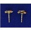 Image 2 : Multi-Colored Gemstone Earrings