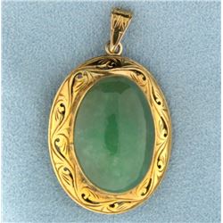 Large Antique Jade Pendant