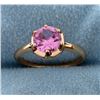 Image 1 : 1.5ct Pink Topaz Ring in 14k Rose Gold