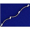 Image 2 : Designer 1/2ct TW Champagne Diamond Bracelet