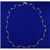Image 1 : Designer 1/2ct TW Champagne Diamond Necklace