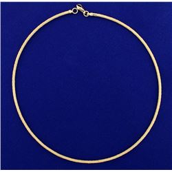 Cable Necklace in 14k Yellow Gold