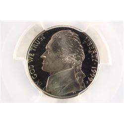 1999-S JEFFERSON NICKEL PCGS PR70 DCAM
