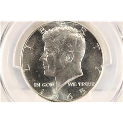 1965 SMS 40% SILVER JOHN F. KENNEDY HALF PCGS SP66