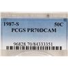 Image 3 : 1987-S KENNEDY HALF DOLLAR PCGS PR70 DCAM