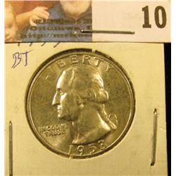 1953 D Silver Washington Quarter, Gem Uncirculated.