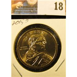 2015 D Gem BU Sacagawea Dollar Coin.