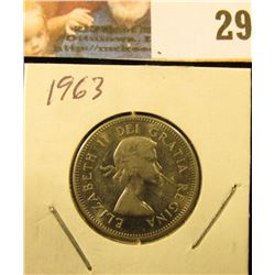 1963 Gem Uncirculated Canada Nickel