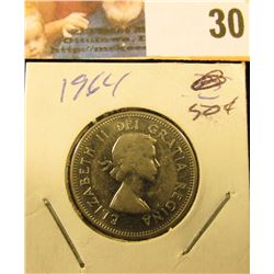 1964 Gem Uncirculated Canada Nickel