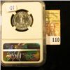 Image 2 : 1962 PROOF SILVER QUARTER GRADED PROOF 64 BY NGC