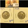 Image 1 : 1927 AND 1928 STANDING LIBERTY QUARTERS