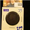 Image 1 : 1833 CORONET HEAD LARGE CENT