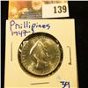 Image 1 : 1947-S PHILLIPINES SILVER HALF DOLLAR WITH MCARTHUR ON IT