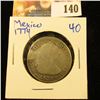 Image 1 : MEXICO 1774 SILVER 2 REALES COIN