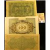 Image 2 : GERMAN OVERSIZED HYPERINFLATION NOTE LOT INCLUDES 1914 5 MARK NOTE, 1920 HUNDRED MARK NOTE, AND 1922