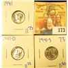 Image 1 : 1941, 1941-D, AND 1941-S MERCURY DIMES