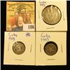 Image 1 : 1915 SILVER CUBAN 40 CENTAVOS COIN PLUS 2 1910 TEN CENTAVOS COINS