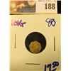 Image 1 : 10 CARAT GOLD CALIFORNIA GOLD TOKEN