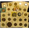 Image 1 : 25 CARDED FOREIGN COINS FROM AROUND THE WORLD