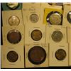 Image 2 : 25 CARDED FOREIGN COINS FROM AROUND THE WORLD