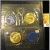 Image 1 : 1973 AND 1974 SILVER UNCIRCULATED "BLUE IKES" IN ORIGINAL GOVERNMENT PACKAGING