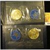 Image 2 : 1973 AND 1974 SILVER UNCIRCULATED "BLUE IKES" IN ORIGINAL GOVERNMENT PACKAGING