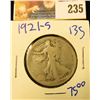 Image 1 : KEY DATE 1921-S WALKING LIBERTY HALF DOLLAR