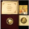 Image 1 : 2 PROOF SILVER GEORGE WASHINGTON HALF DOLLARS.  ONE OF THEM IS IN ITS ORIGINAL BOX