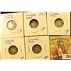 Image 1 : CANADIAB SILVER DIME DIME AND HALF DIME LOT