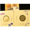 Image 1 : 1889 AND 1842 SEATED DIMES