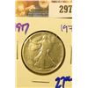Image 1 : 1917 EARLY DATE WALKING LIBERTY HALF DOLLAR