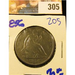 1856 SEATED HALF DOLLAR