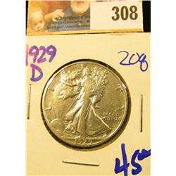 1929-D WALKING LIBERTY HALF DOLLAR