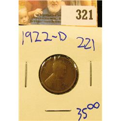 1922-D SEMI KEY DATE WHEAT PENNY