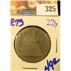 Image 1 : 1875 SEATED LIBERTY HALF DOLLAR