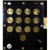 Image 2 : SUSAN B ANTHONY 17 PIECE COIN SET.  THIS LOT INCLUDES THE 1979-T1 AND 1979-T2 PROOFS.  THE 1979 TYPE