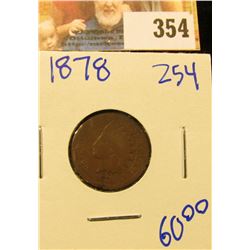 1878 SEMI KEY DATE INDIAN HEAD PENNY