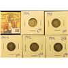 Image 1 : BARBER DIME LOT INCLUDES 1914, 1912, 1911, 1905, AND 1911-S