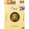 Image 1 : HEAVILY TONED COPY COIN OF THE 1794 HALF DISME