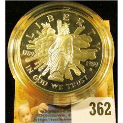 PROOF 1989-S DOLLAR COMMEMORATING CONGRESS BICENTENNIAL