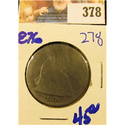 1876 SEATED HALF DOLLAR