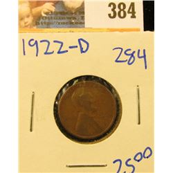 1922-D SEMI KEY DATE WHEAT PENNY