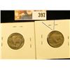 Image 2 : 1915 AND 1916 BUFFALO NICKELS WITH FULL DATES AND HORNS VISIBLE