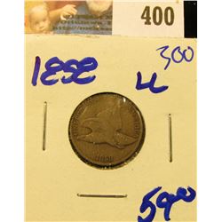 1858 LARGE LETTERS FLYING EAGLE PENNY