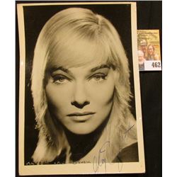 5 1/2" x 7" autographed black and white photo of May Britt. May Britt (born 22 March 1934) is a Swed
